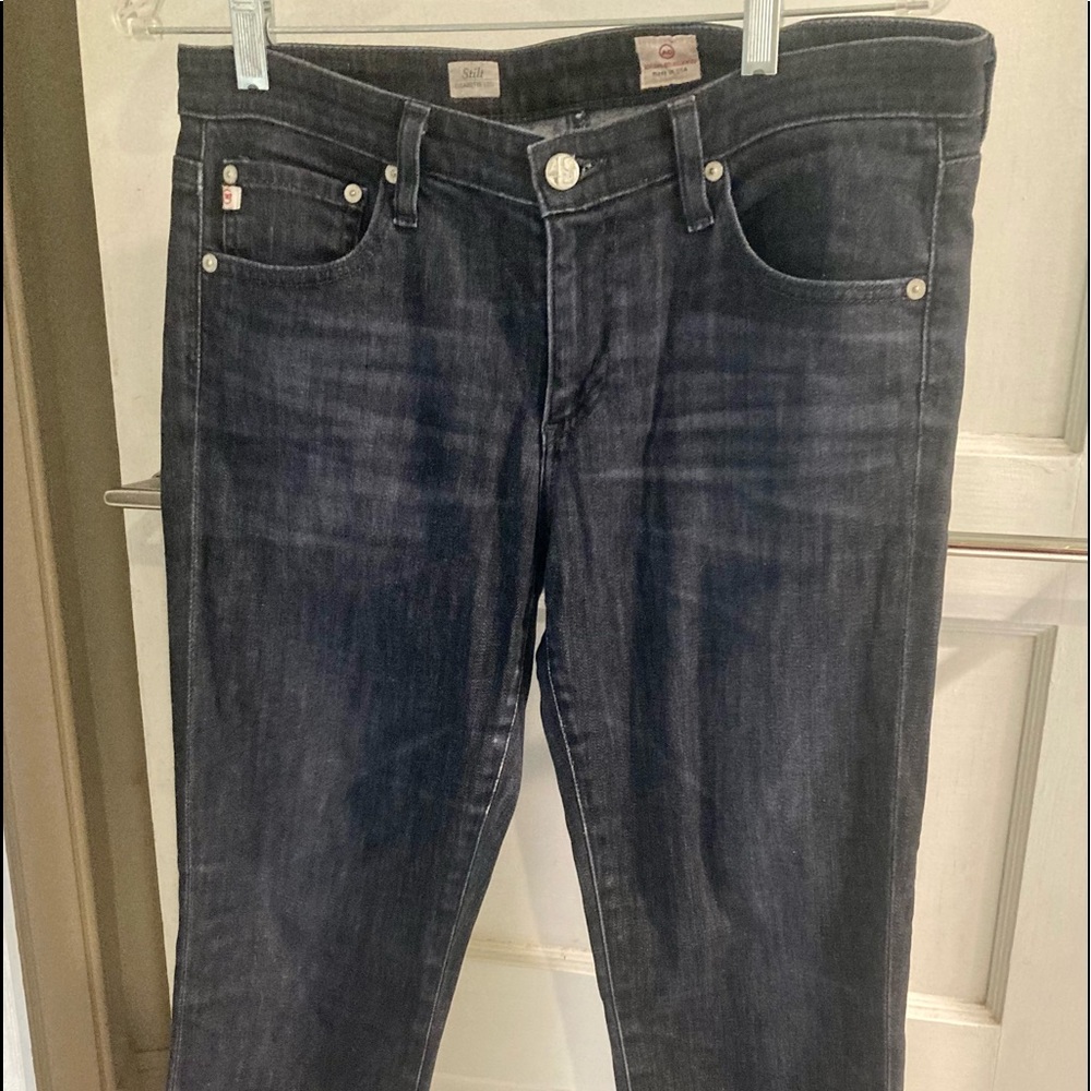 AG SZ 30 Stilt Cigarette Leg Jean Black